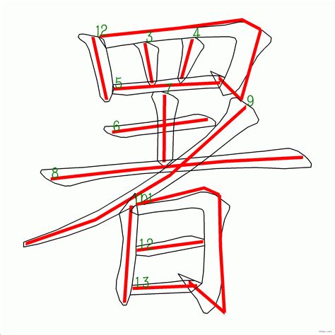 13 劃的字|全字筆畫為13的漢字